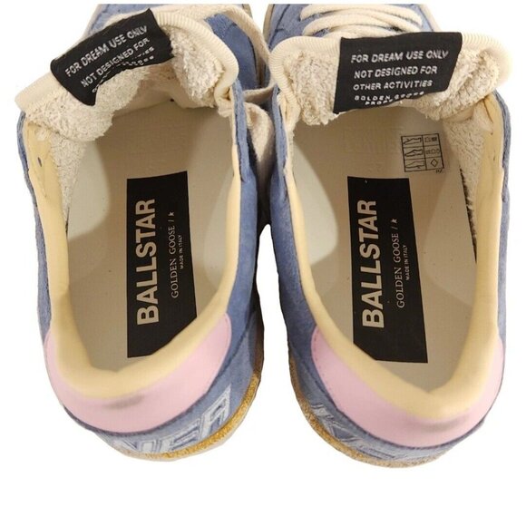 Golden Goose Suede Blue and White Sneakers - Picture 7 of 16